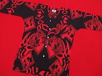 東京いろはオリジナルの鯉口シャツ・ダボシャツ 注染・歌舞伎隈取